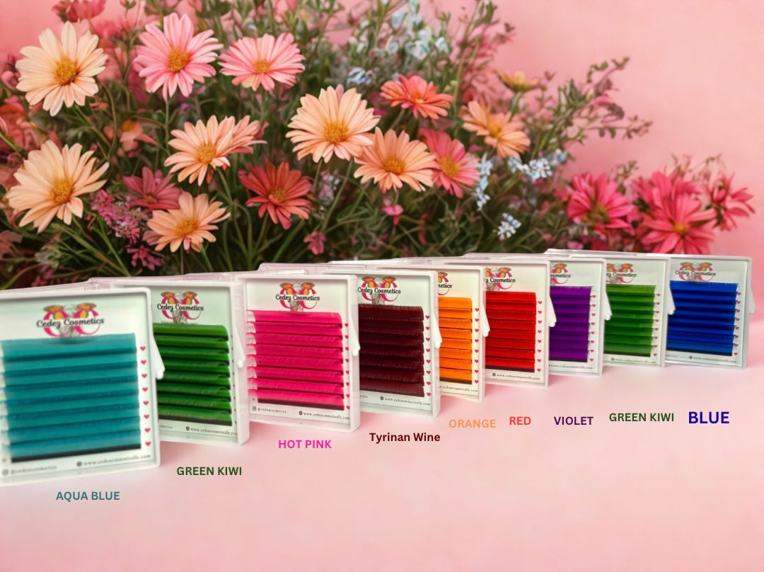 Color Lashes 8 Rows