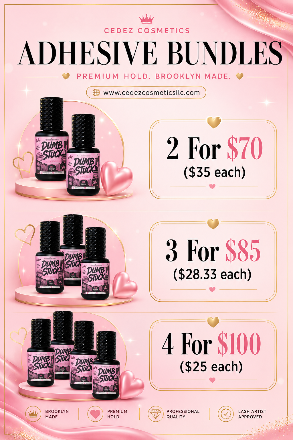 DUMB STUCK Adhesive Bundles