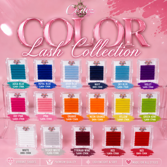 Color Lashes 8 Rows